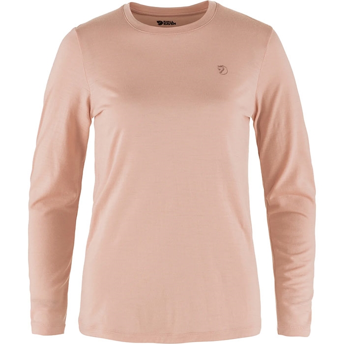 Fjällräven Abisko Wool LS Women-chalk rose-L Fjällräven Abisko Wool LS Women-chalk rose-L