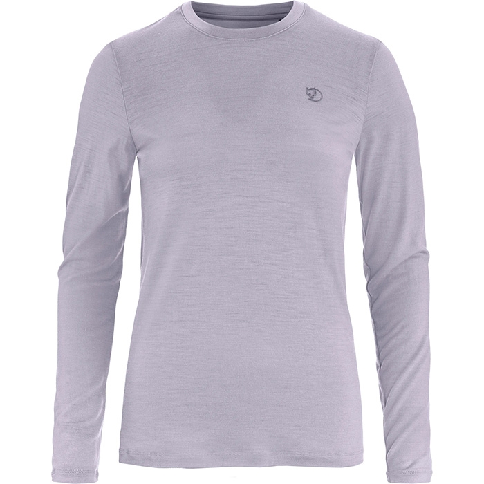 Fjällräven Abisko Wool LS Women-lavender mist-L Fjällräven Abisko Wool LS Women-lavender mist-L