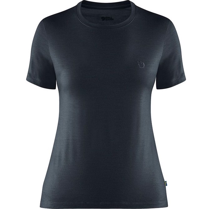 Fjällräven Abisko Wool SS Women-dark navy-L Fjällräven Abisko Wool SS Women-dark navy-L