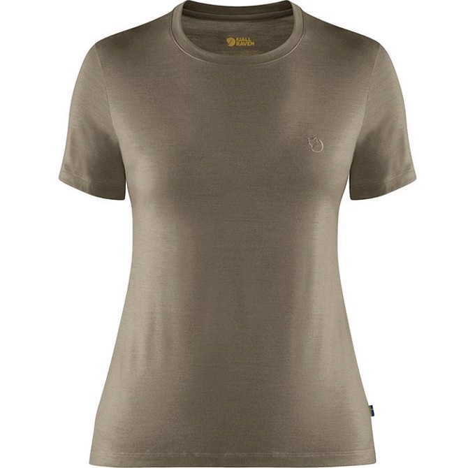 Fjällräven Abisko Wool SS Women-light olive-L Fjällräven Abisko Wool SS Women-light olive-L