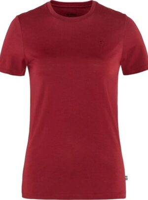 Fjällräven Abisko Wool SS Women-pomegranate red-L