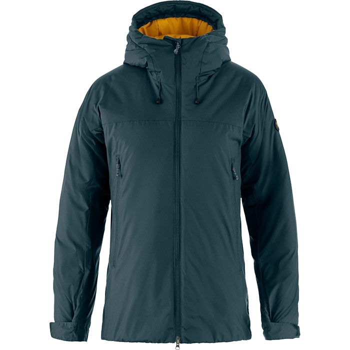 Fjällräven Bergtagen 130 Insulation Jacket Women-mountain blue/mustard yellow-M Fjällräven Bergtagen 130 Insulation Jacket Women-mountain blue/mustard yellow-M