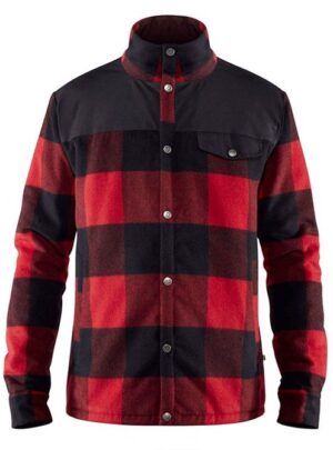 Fjällräven Canada Wool Padded Jacket Men, red-XL