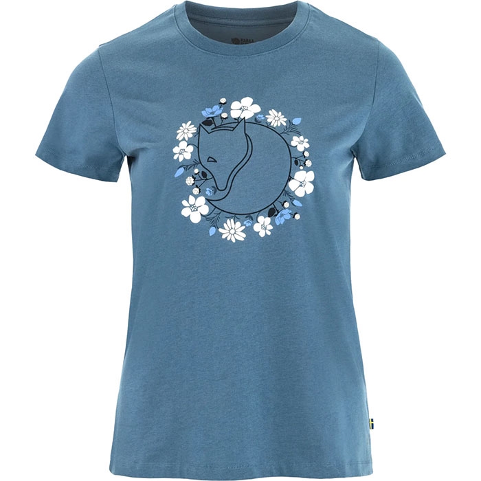 Fjällräven Fjällbloster Fox T-Shirt Women-dawn blue-L Fjällräven Fjällbloster Fox T-Shirt Women-dawn blue-L