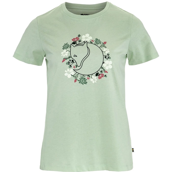 Fjällräven Fjällbloster Fox T-Shirt Women-soft jade-L Fjällräven Fjällbloster Fox T-Shirt Women-soft jade-L