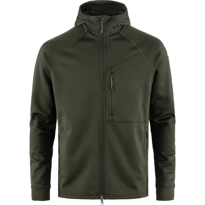 Fjällräven Grid Fleece Hoodie Men-deep forest-2XL Fjällräven Grid Fleece Hoodie Men-deep forest-2XL