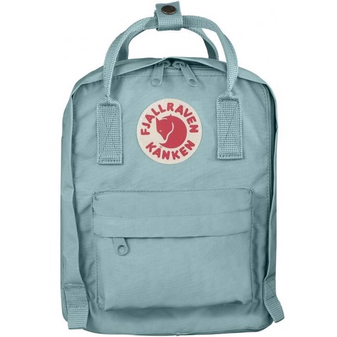 Fjällräven Kånken Kids taske m/brystrem-sky blue Fjällräven Kånken Kids taske m/brystrem-sky blue