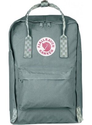 Fjällräven Kånken Laptop 15'' 18L-frost green chess pattern