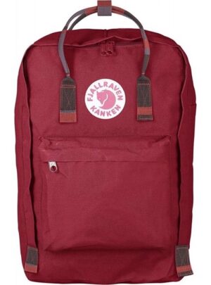Fjällräven Kånken Laptop 17''-deep red / random blocked