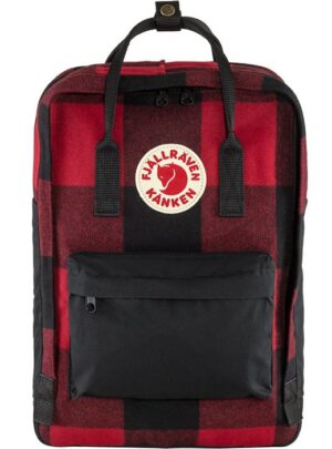 Fjällräven Kånken Re-Wool Laptop 15'' taske 18L-red/black