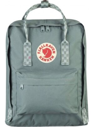 Fjällräven Kånken standard-frost green chess pattern