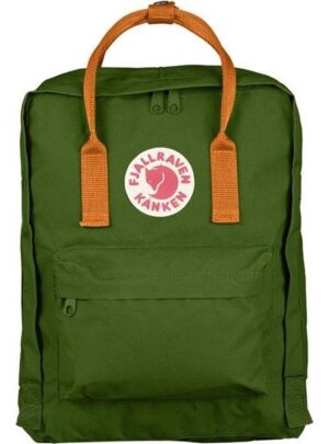 Fjällräven Kånken standard-leaf green burned orange