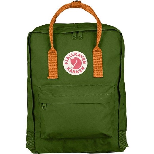 Fjällräven Kånken standard-leaf green burned orange Fjällräven Kånken standard-leaf green burned orange