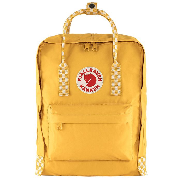 Fjällräven Kånken standard-ochre/chess pattern Fjällräven Kånken standard-ochre/chess pattern