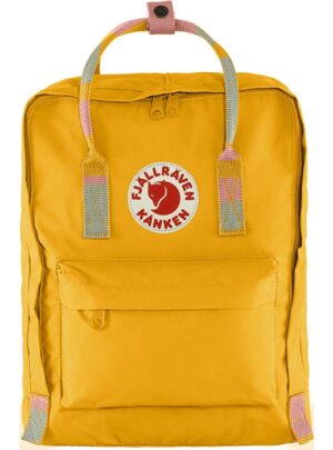 Fjällräven Kånken standard-warm yellow random blocked