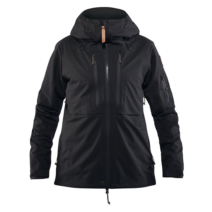 Fjällräven Keb Eco Shell Jacket Women 30.000mm-black-2XL Fjällräven Keb Eco Shell Jacket Women 30.000mm-black-2XL