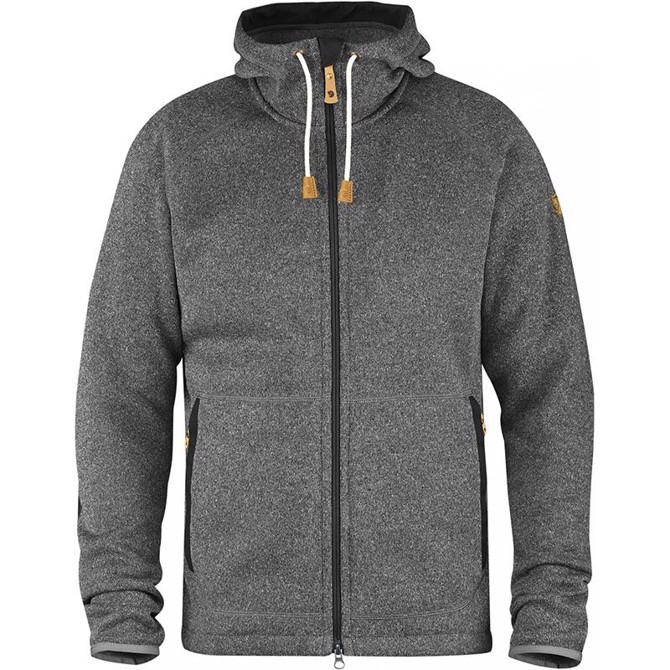 Fjällräven Övik Fleece Hoodie -dark grey-2XL - Fleecejakker Fjällräven Övik Fleece Hoodie -dark grey-2XL - Fleecejakker