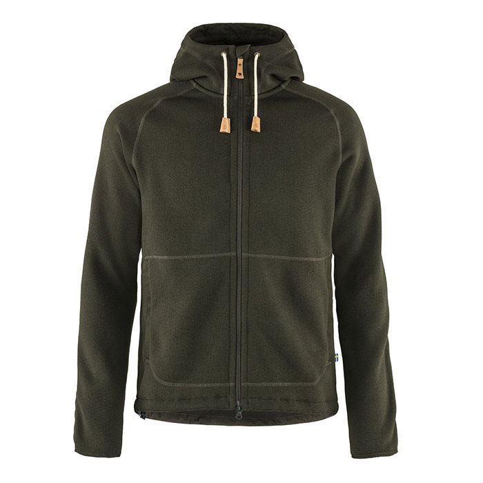 Fjällräven Övik Fleece Hoodie-deep forest-2XL - Fleecejakker Fjällräven Övik Fleece Hoodie-deep forest-2XL - Fleecejakker