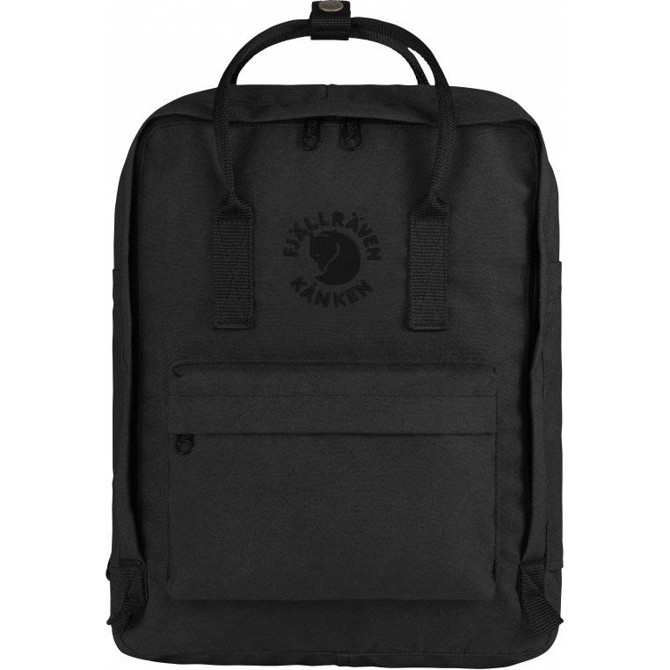 Fjällräven Re-Kånken-black Fjällräven Re-Kånken-black