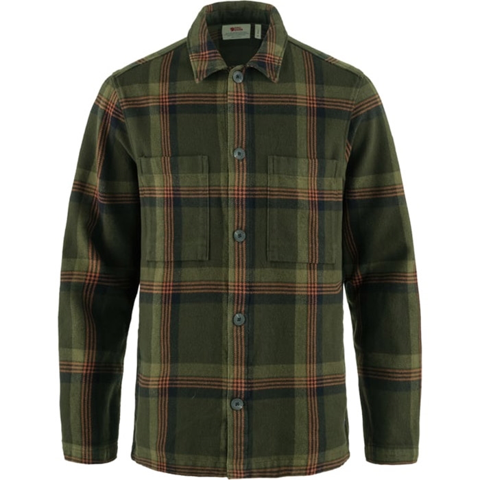 Fjällräven Singi Flannel Overshirt Herre / Mænd-deep forest / dark navy-2XL - Skjorter Fjällräven Singi Flannel Overshirt Herre / Mænd-deep forest / dark navy-2XL - Skjorter