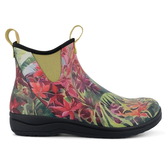 Green Comfort Rain Women gummistøvler, hibiscus Green Comfort Rain Women gummistøvler, hibiscus