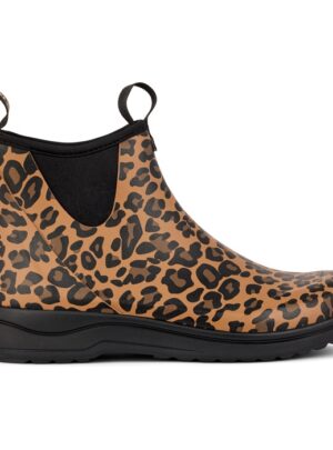 Green Comfort Rain Women gummistøvler, leopard