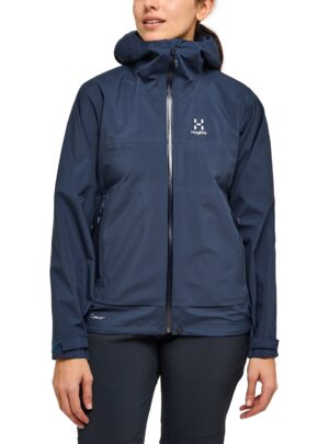 Haglöfs Front Proof Jacket Dame XS Blå Skaljakker