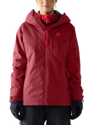 Haglöfs Gondol Insulated II Jacket Dame S Rød Fiberjakker