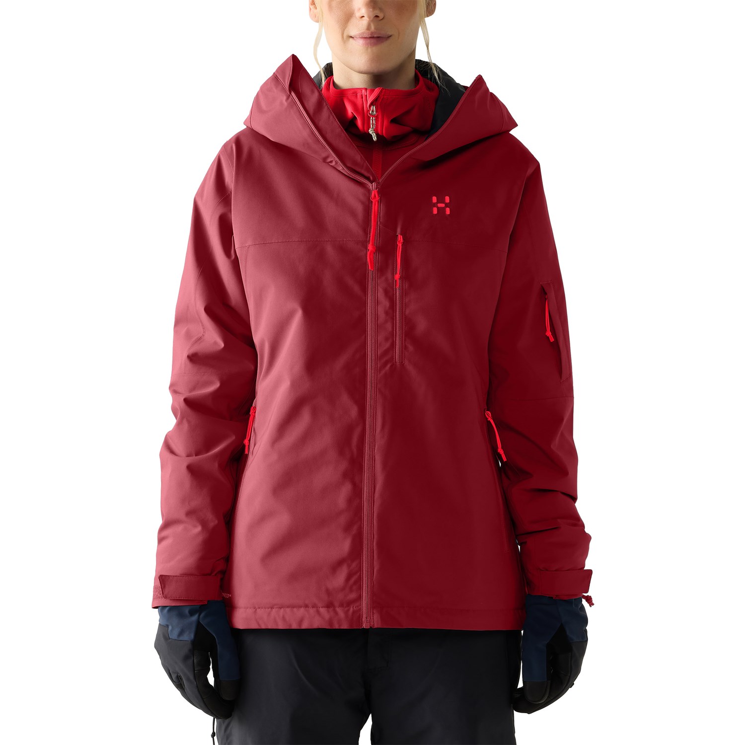 Haglöfs Gondol Insulated II Jacket Dame S Rød Fiberjakker Haglöfs Gondol Insulated II Jacket Dame S Rød Fiberjakker