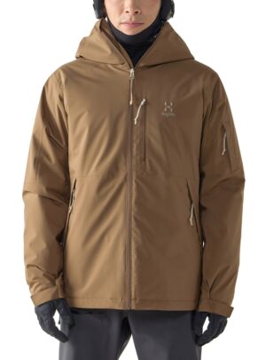 Haglöfs Gondol Insulated II Jacket Herre M Brun Fiberjakker