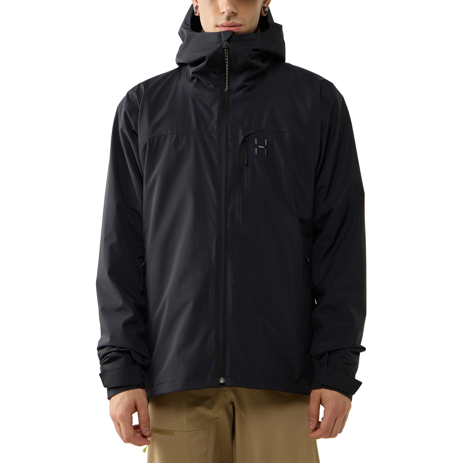Haglöfs Ozka Proof Jacket Herre M Sort Skaljakker Haglöfs Ozka Proof Jacket Herre M Sort Skaljakker