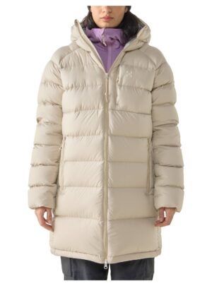 Haglöfs Rosson Down Parka Dame M Beige Dunjakker