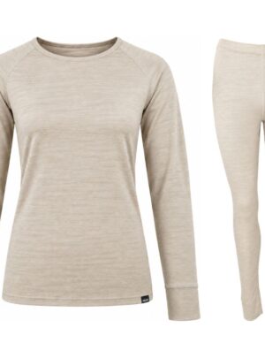 Helios Merino One Sæt, dame, beige