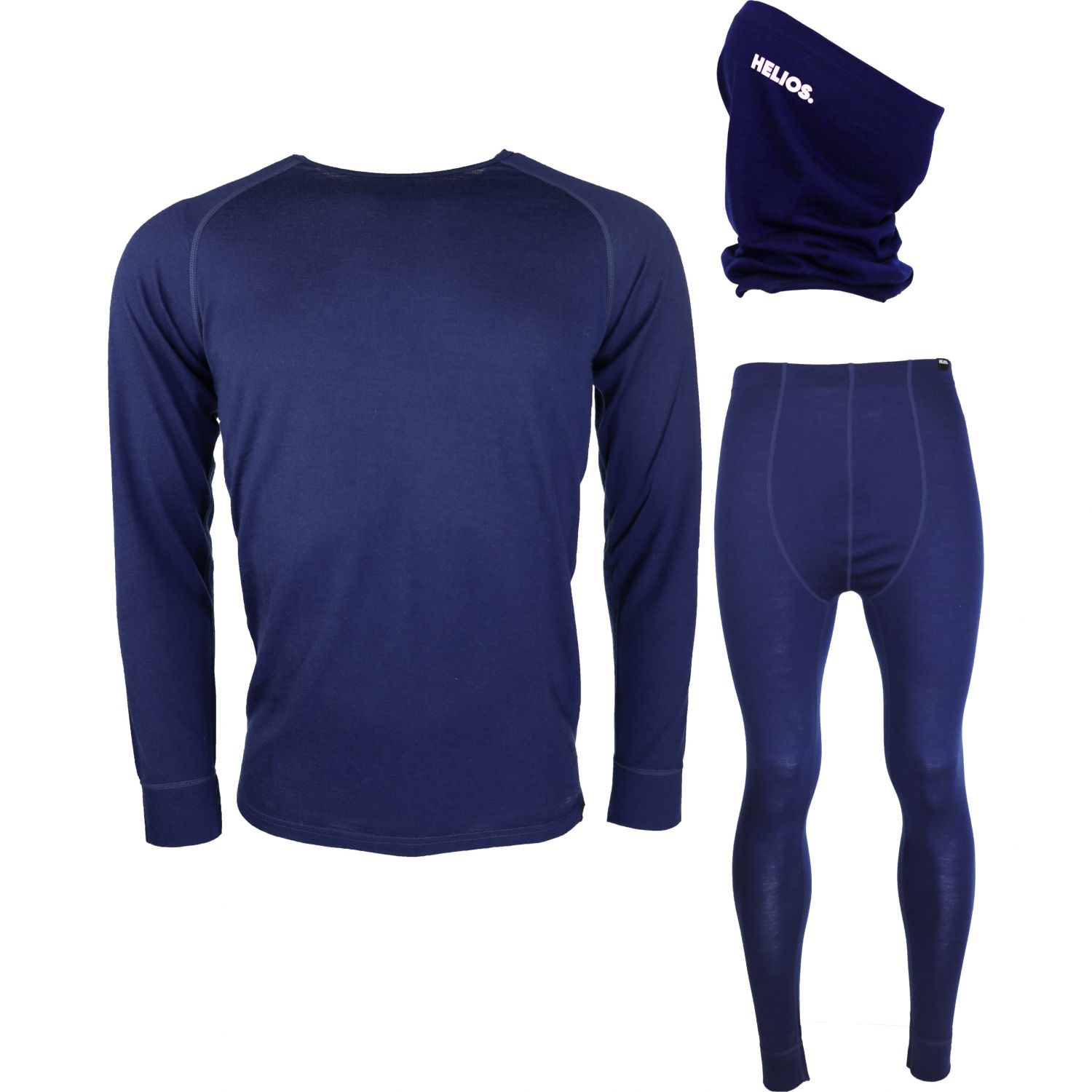 Helios Merino One, sæt + halsedisse, herre, navy Helios Merino One, sæt + halsedisse, herre, navy