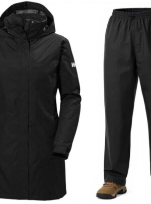 Helly Hansen Aden/HH regnsæt, dame, sort