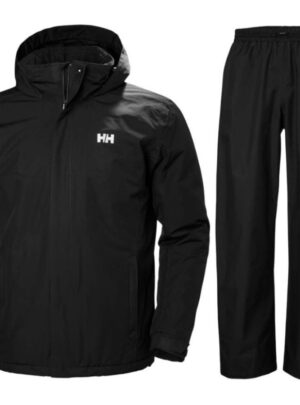 Helly Hansen Dubliner/HH Rain regnsæt, herre, sort