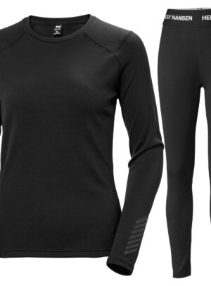 Helly Hansen Lifa Active skiundertøj, sæt, dame, sort
