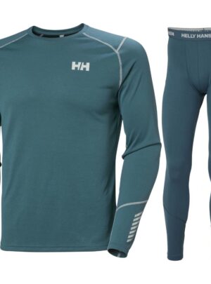 Helly Hansen Lifa Active skiundertøj, sæt, herre, turkisgrøn