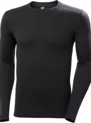 Helly Hansen Lifa Merino Midweight Crew, herre, sort