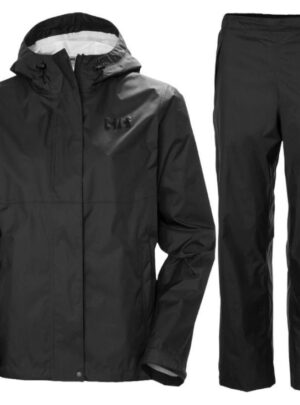 Helly Hansen Loke 2.0 regnsæt, dame, sort