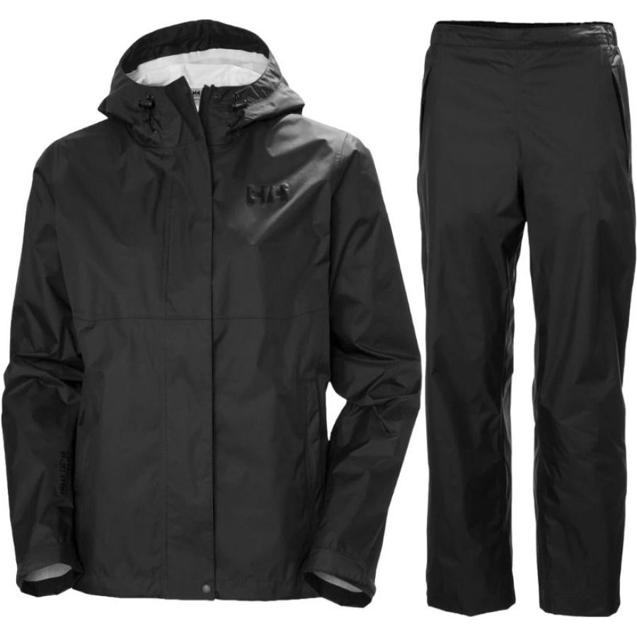 Helly Hansen Loke 2.0 regnsæt, dame, sort Helly Hansen Loke 2.0 regnsæt, dame, sort