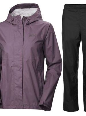 Helly Hansen Loke 2.0/Loke regnsæt, dame, lilla/sort
