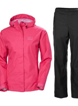 Helly Hansen Seven J Regnsæt, dame, pink/sort