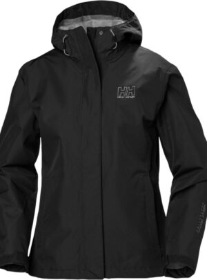 Helly Hansen Seven J regnjakke, dame, sort