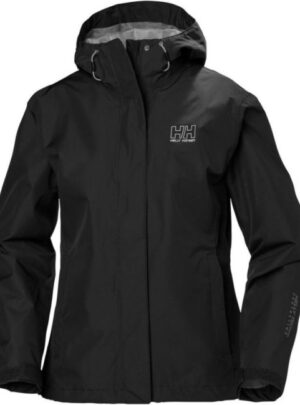 Helly Hansen Seven J regnjakke, dame, sort
