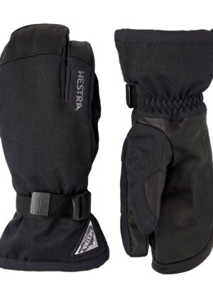 Hestra Powder Gauntlet 3-Finger Skihandsker 6 Sort Handsker & luffer