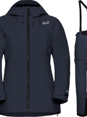 Jack Wolfskin Flowline Pro 2L Ins sæt, dame, mørkeblå