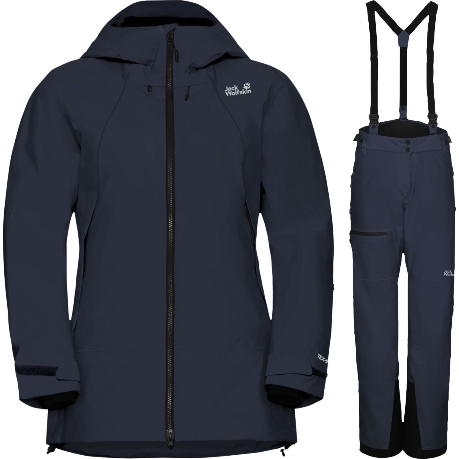 Jack Wolfskin Flowline Pro 2L Ins sæt, dame, mørkeblå Jack Wolfskin Flowline Pro 2L Ins sæt, dame, mørkeblå