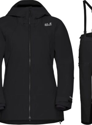 Jack Wolfskin Flowline Pro 2L Ins sæt, dame, sort