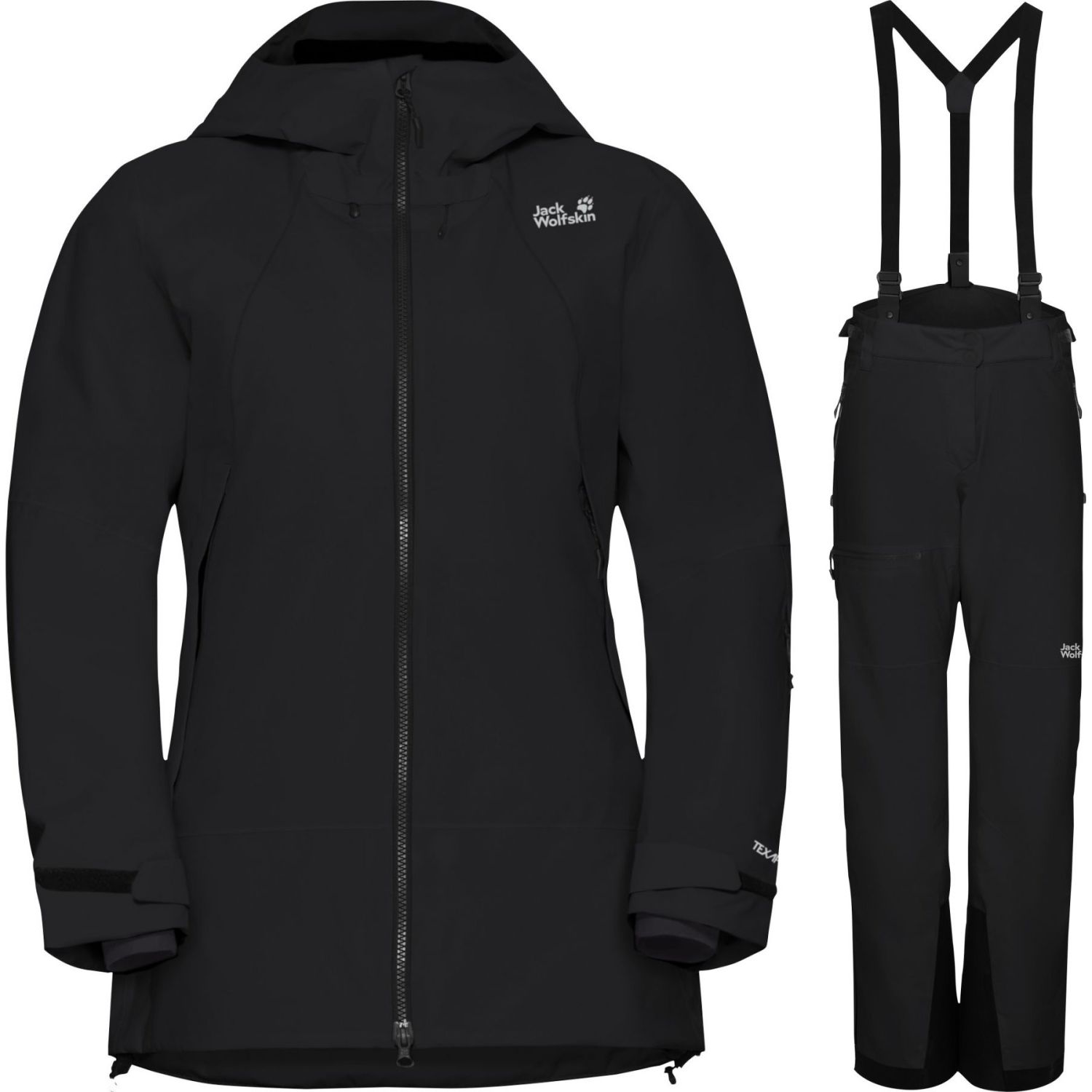 Jack Wolfskin Flowline Pro 2L Ins sæt, dame, sort Jack Wolfskin Flowline Pro 2L Ins sæt, dame, sort